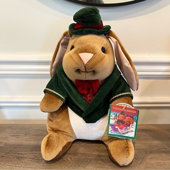 Vintage Easter Bunny “The Velveteen Rabbit” Oficial “Rabbit Ears” Plush Stuffed - Picture 1 of 17